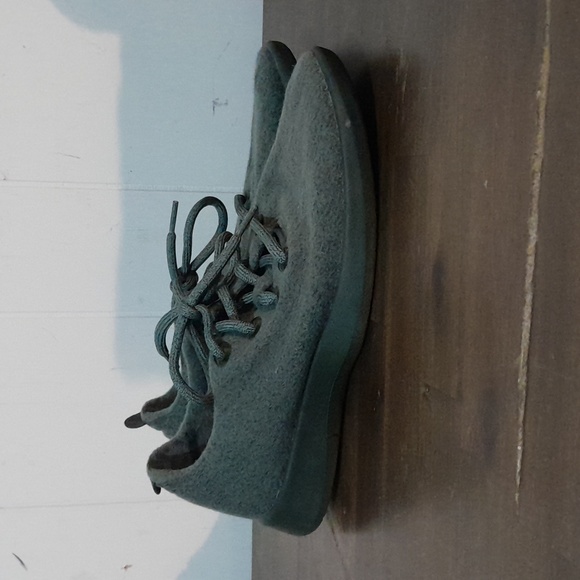 Allbirds Green Wool Runners Sneakers Size 9 - Picture 2 of 9
